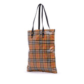 House Check Coated Canvas Tote